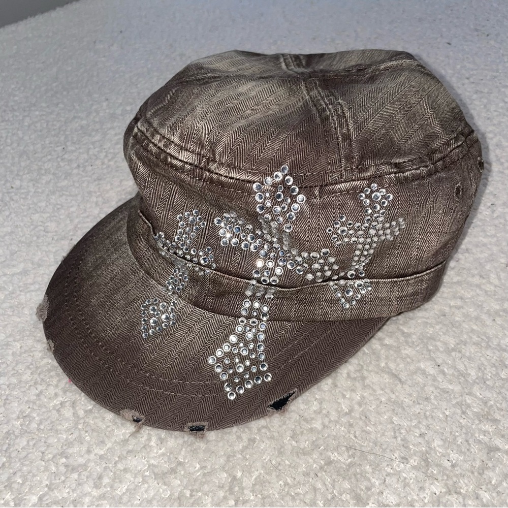 CYBER Y2K BLING HAT